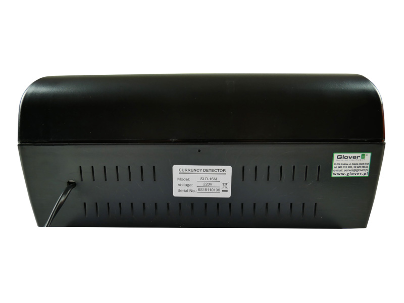 Tester do banknotów Glover SLD-16 UV/MG - obrazek 5