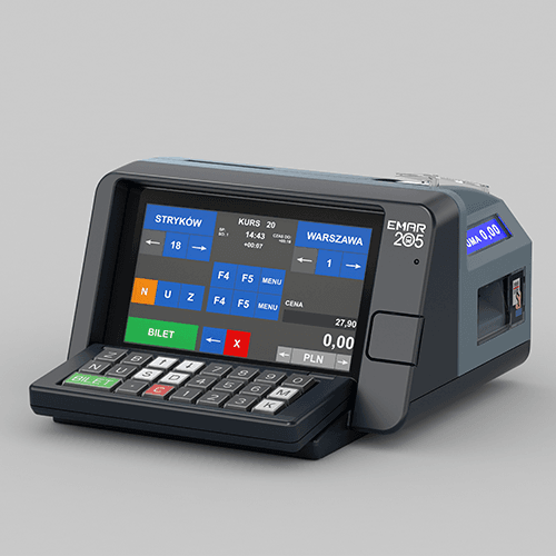 Bileterka autobusowa Emar-205 z klawiaturą