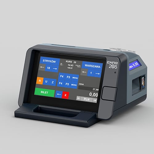 Bileterka autobusowa Emar-205 z panelem dotykowym