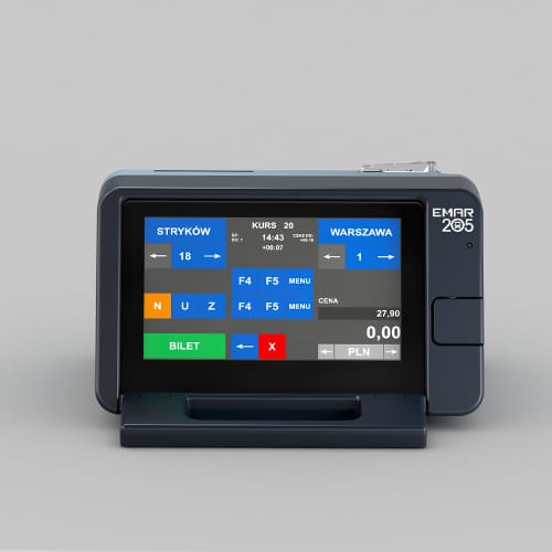Bileterka autobusowa Emar-205 z panelem dotykowym - obrazek 3