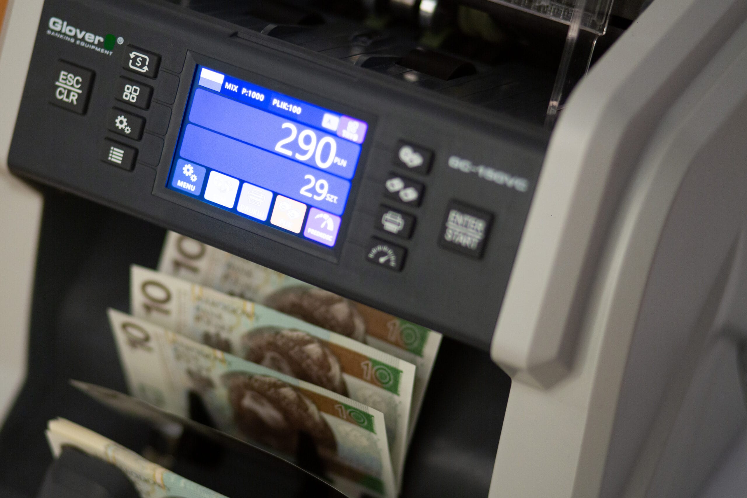 Liczarka banknotów Glover GC-150 VC - obrazek 5